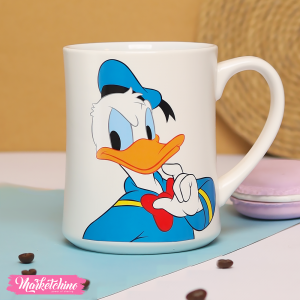 Ceramic Mug-White Donald Duck