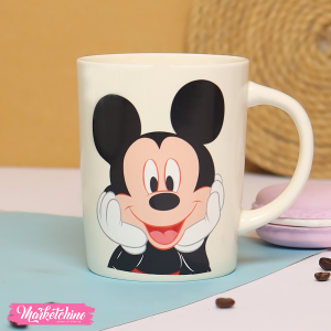 Ceramic Mug-White Mickey Mouse