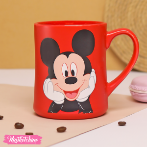 Ceramic Mug-Red Mickey Mouse