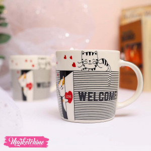 Ceramic Mug-Welcome 