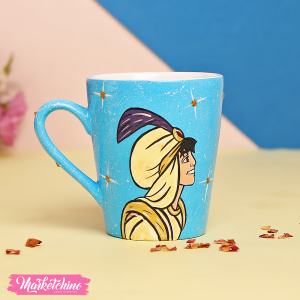 Painted Ceramic Mug-Alaa El Din