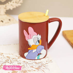 Ceramic Mug-Brown Daisy Duck