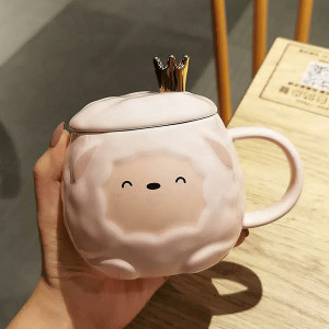 Ceramic Mug-Pink Sheep 