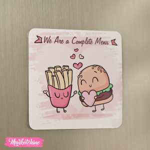 Metal Magnet-We Are Complete Menu 