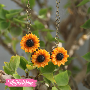 Necklace-Three Sun Flowers