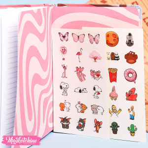 Notebook Safezone - Pinky Hippie ( A 5)