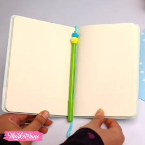 Set OF NoteBook&Pen-Light Green Cactus