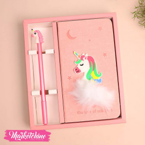 Set OF NoteBook&Pen-Unicorn 