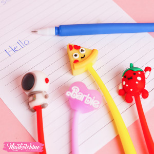 1Pc Random Of Soft Rubber Pen Dry Ink - Barbie