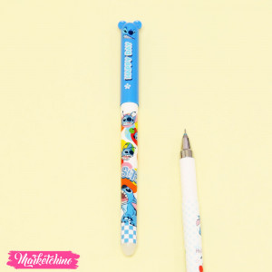 Erasable Gel Pen with Eraser 0.5mm - Stitch 