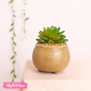 Artificial Ceramic Plant-Beige 1