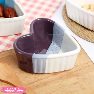 Porcelain Sauce Bowl - Heart 