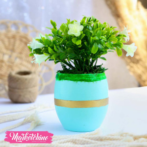 Ceramic Planting-Light Blue