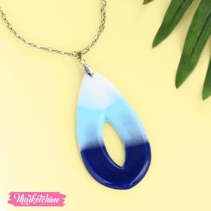 Resin Necklace - Sea  Waves