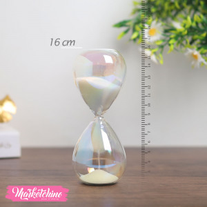  Anti Reflection Sand Clock (2.17 m )-White (16 cm  )
