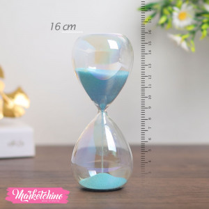  Anti Reflection Sand Clock (2.17 min ) -Light Blue (16 cm )