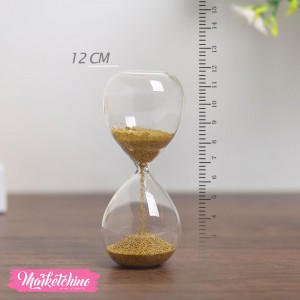 Sand Clock (43 sec ) -Gold  (12 cm)