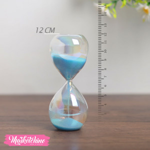  Anti Reflection Sand Clock (43 sec ) -Light Blue  (12 cm)