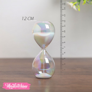  Anti Reflection Sand Clock (43 sec ) -White (12 cm)