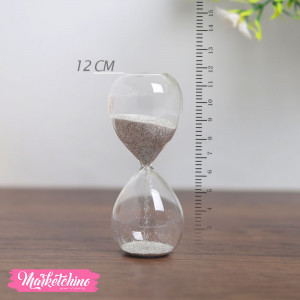 Sand Clock (43 sec ) -Silver (12 cm)