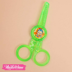 Acrylic Scissors For Kids-Green