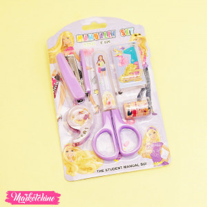 Stationery Set Stapler, Scissors, 2 Washi & Tape Paper Cutter - Barbbie