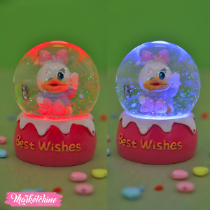 Ceramic Snow Ball- Daisy Duck  