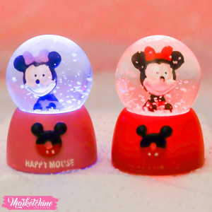 Mini Ceramic Snow Ball - Minnie Mouse 