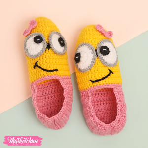 Crochet Foot Wear  For Women-Kashmir Spongebob