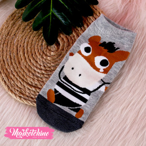 Foot Socks-Zebra 