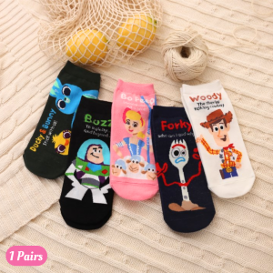 1Pairs Foot Socks Random-Toy Story 