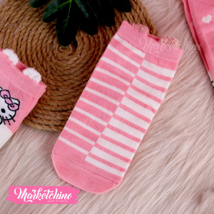 Foot Socks-Kitty-Lines 1