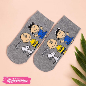  Foot Socks-Snoopy 4