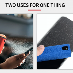 Spray Cleaner Screen , for All Phones, Laptop and Tablet Screens,Two In One Spray and Microfiber Cloth