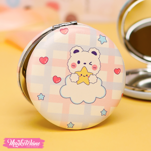 Leather Mirror-Bear&Star