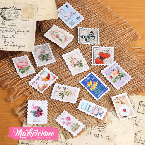 Stickers - Stamps (set of 15)