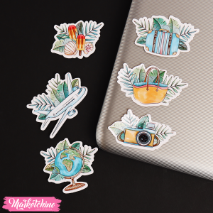 6Pcs Of Laptop Sticker 