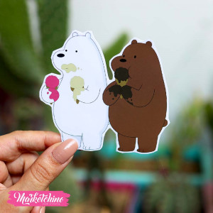 Laptop Sticker- We Bare Bears