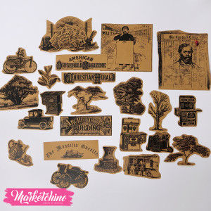 22Pcs Of Vintage Picture Of Craft 