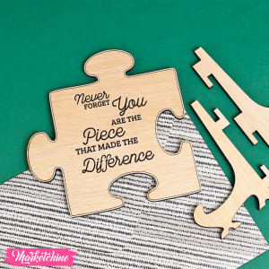 Wooden Puzzle Tableau - Never Forget You 