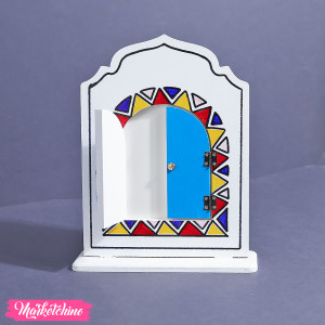 Wooden Painted Tableau / Photo Frame - Mandala 