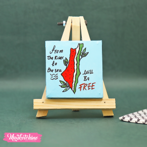 Canvas Mini painted Tableau- Home Palestine 