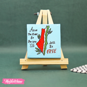 Canvas Mini painted Tableau-Palestine 