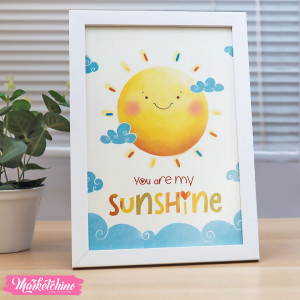 Wooden Digital Graphics Frame - Sunshine 