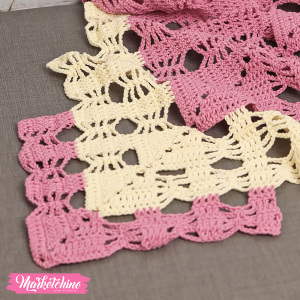 Crochet Table Mat-Light Purple