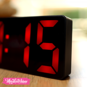 Acrylic Digital Alarm-Green Light