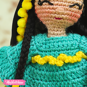 Crochet Keychain-Country Girl