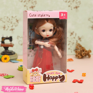 Hard Rubber-Doll-Red Dress (16 cm ) 