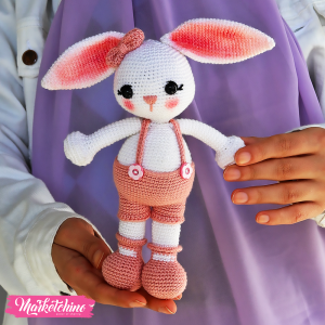 Doll-Crochet-Pink Bunny