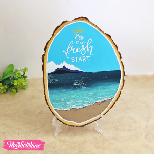 Wooden Tableau-New Day Fresh Start